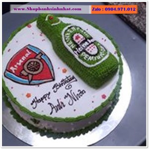 Bánh Sinh Nhật Hình Lon Bia Chai Rượu - LK43